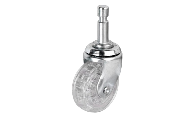 38*14mm Pim Bağlantılı Şeffaf Küçük Teker