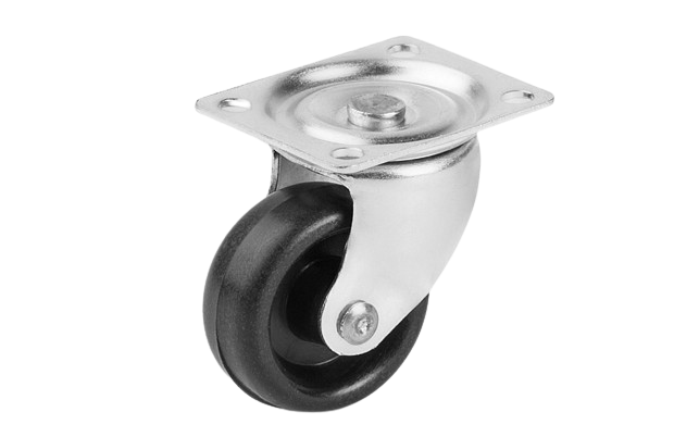 32 mm Çaplı Tablalı Galvaniz Kaplama Dönerli Tekerlek - 2
