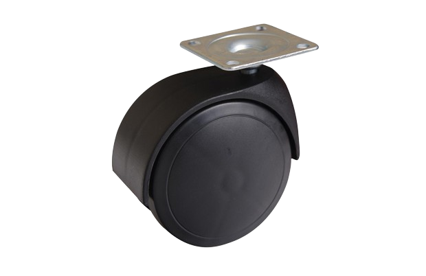 75mm Çaplı Tabla Bağlantılı PP Makaralı Tekerlek