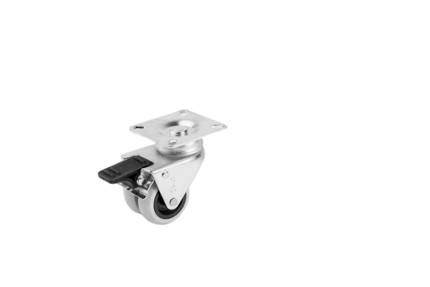 50 mm Tabla Bağlantılı Frenli Mobilya Tekerlek