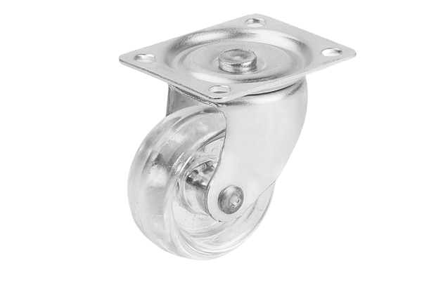 32mm Tabla Bağlantılı Şeffaf Küçük Dönen Tekerlek