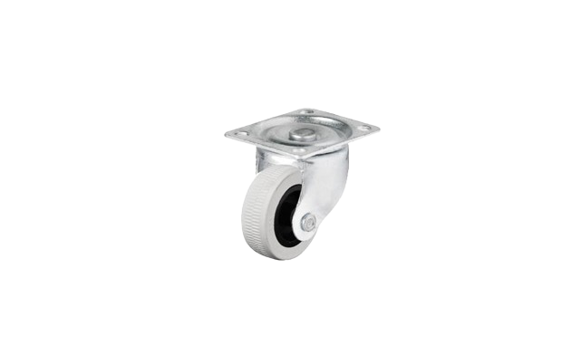 38 mm Çaplı Termo Kaplı Tablalı Küçük PVC Sehpa Tekerleği