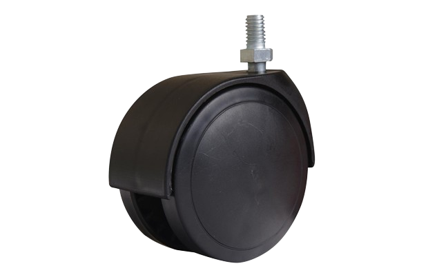 Mobilya Tekerlek-75mm Çaplı Vida Bağlantılı PP Makaralı Tekerlek
