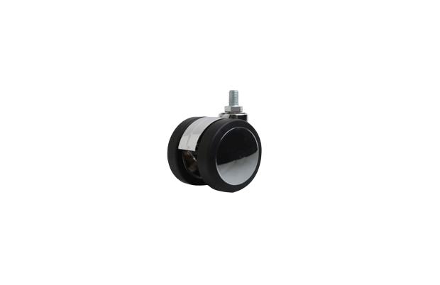 65mm Çaplı Vida Bağlantılı Krom Gövde Mobilya Tekeri