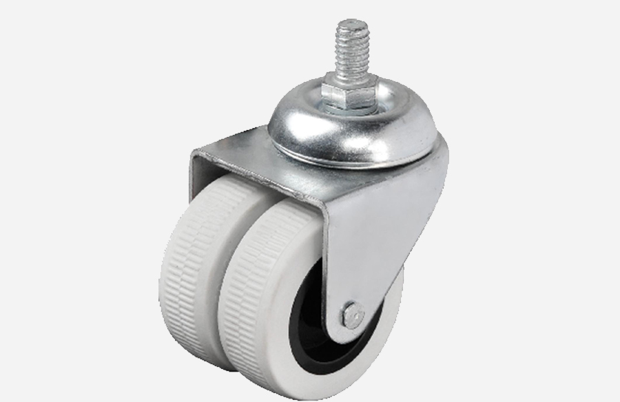 Soğutucu Ve Isıtıcı Tekerlek-50 mm Vida Bağlantılı Gri PVC Kaplama Teker