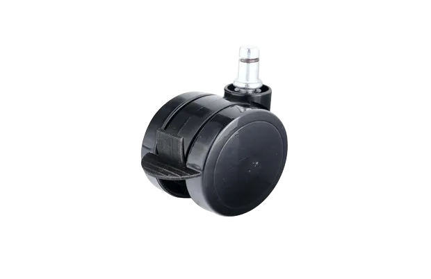 HTS | Plastic Thermo Covered Pin Caster With Brake In 65mm