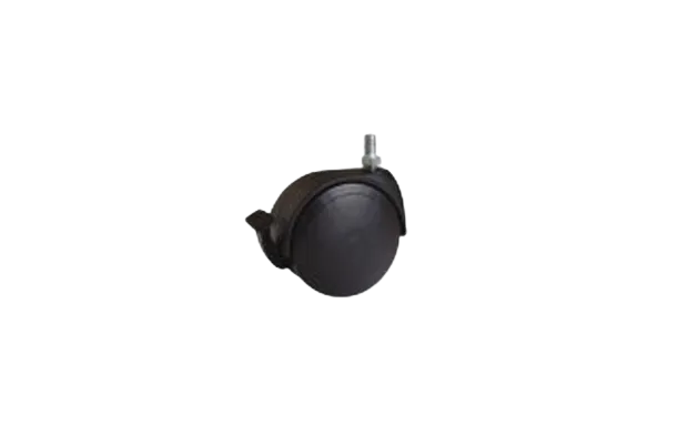 HTS | Mobilya Tekerlek-75mm Çaplı Tabla Bağlantılı Frenli PP Makaralı Tekerlek