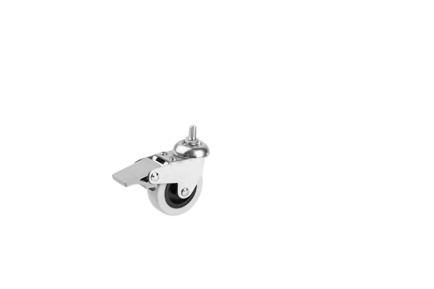 HTS | Mobilya Teker-50 mm Vida Bağlantılı Frenli PVC Kaplama Eko Teker